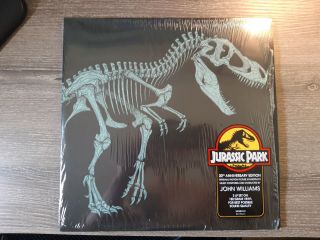 Jurassic Park Soundtrack By John Williams Mondo 2 X Ltd Ed Amber