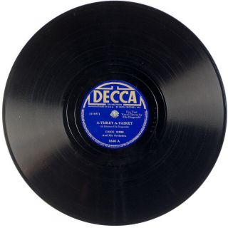 Chick Webb,  Ella Fitzgerald: A - Tisket A - Tasket Us Decca 1840 Jazz 78 Hear