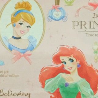 Disney Princess Note Memo Pad A6 Size Ariel Bell Rapunzel 2