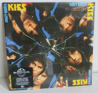 Kiss Crazy Nights German Logo 2014 Reissue Lp Vinyl Record
