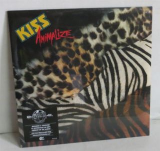 Kiss Animalize German Logo 2014 Reissue Lp Vinyl Record
