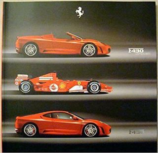 Ferrari Brochure For F430 And Spider