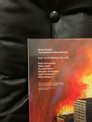 Ninja Gaiden The Definitive Soundtrack,  4 LP Vinyl Box Set,  SIGNED AUTOGRAPHED 3