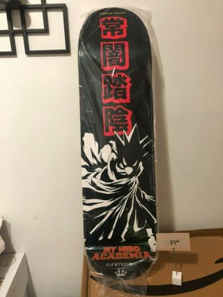 My Hero Academia Tokoyami Skateboard Deck 8.  25 " - Sdcc 2019 In Hand Ships Now