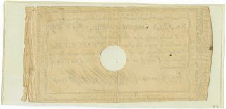 1789 Entitlement to Interest Certificate signed by Oliver Wolcott,  Jr. 2