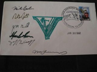 Sts 81 Launchset Orig.  Signed Crew,  Space