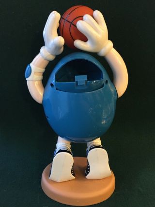 Mars M&M Blue Basketball Player Candy Dispenser Vintage Collectible Figure 13 