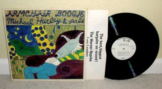Michael Hurley & Pals Armchair Boogie Lp Psych Folk/rock Raccoon/wb Wl Promo