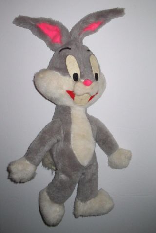 VINTAGE 1971 Bugs Bunny Plush Warner Bros Characters Mighty Star 23 