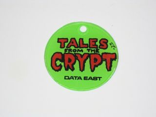 Tales From The Crypt Pinball Promo Plastic Key Chain