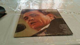 Johnny Cash At Folsom Prison Lp Vinyl Record 2 Eye (ffo Waylon Jennings Merle)