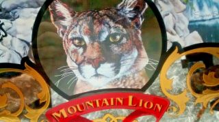 1995 Coors Beer Mountain Lion 3 of 6 in Nature Series Mirror Susan Shea Artwork 5