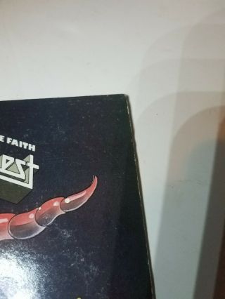 Judas Priest Defenders Of The Faith LP 1984 Vinyl Rob Halford 3