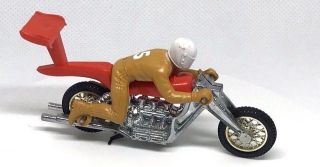 Vintage Mattel Redline Rrrumblers Red High Tailer With Rider 5