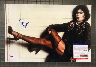 Tim Curry Signed 10x15 Rocky Horror Picture Show Photo Psa/dna Auto