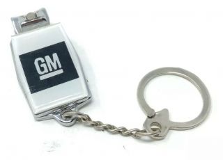 Gm Collectible Vintage Keychain Key Ring Unique Rare Nail Clippers General Motor