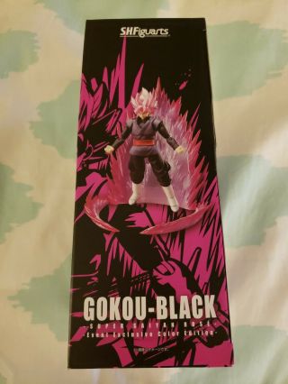 SDCC 2019 Exclusive S.  H.  Figuarts Goku Black Figure Bluefin Tamashii Nations 3