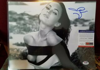 Megan Fox Signed 11x14 Photo Autographed Auto Psa/dna