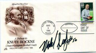 Authentic Chicago Bears Mike Singletary Signed Fdc