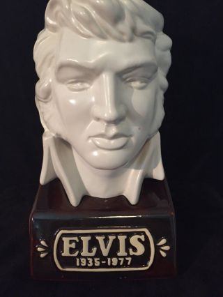 Elvis Presley Limited Edition Bourbon Decantor W/box & Bourbon.  Never Opened