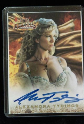 Alexandra Tydings Signed Trading Card A17 Autographed Aphrodite Hercules Xena