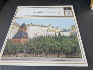 Leonid Kogan Brahms Violin Conc.  Op.  77 Dutch Melodia Os 2187