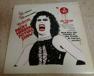 The Entire Rocky Horror Picture Show 1978 Double Album Vinyl Soundtrack