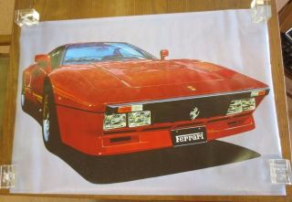 Vintage Rare 1985 Wizard & Genius Hideaki Kodama Ferrari Gto 2773 Poster