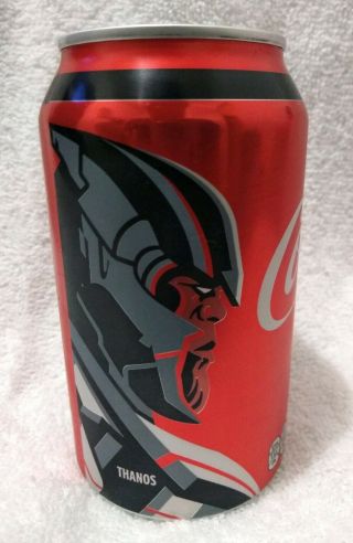 Marvel Avengers End Game Mexico 2019 Limited Edition Thanos Coca - Cola Empty Can