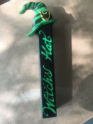 Rare Witches Hat Brewing Tap Handle