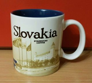 Starbucks Slovakia V2 City Mug With Sku - Limited And Discontinued