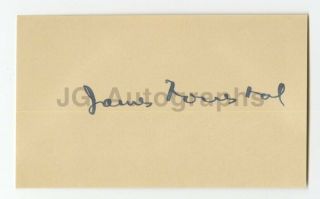 James Forrestal - U.  S.  Secretary Of Defense,  U.  S.  Navy - Authentic Autograph