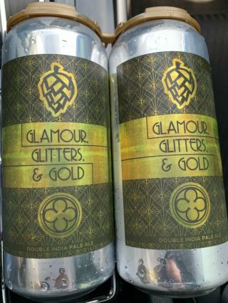 Monkish 4 Pack Glamour Glitters & Gold (empty Per Ebay Rules)