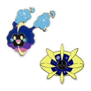 Pokémon Center Cosmog & Cosmoem Pokémon Pins (2 - Pack)