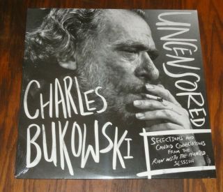 Charles Bukowski Uncensored Vinyl Lp Record - Limited Edition