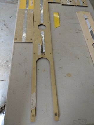 Skee Ball Rail Covers Parts model H can be easily painted 2