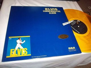Elvis Presley - Commemorative Album - Rca Dlp2 - 0056 (e) (2 Discs Nm/vg,  Gold Vinyl Lp