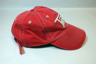 Vintage TAB Trucker Hat Soda Pop Coca Cola Brand Red White Cloth Buckle Back 2