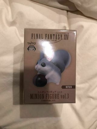 Final Fantasy Xiv " Nutkin Nuts Eater " Japan Taito Minion Figure Vol.  3 F/s
