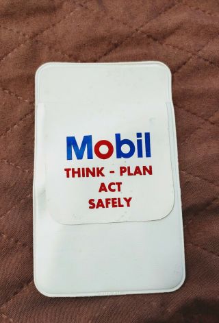 Vintage Mobil Pocket Protector.