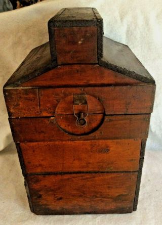 ANTIQUE FRED C.  WHITE TWOPLEX ADVERTISING WATER BOTTLE WOOD CRATE HOLDER 1905 3