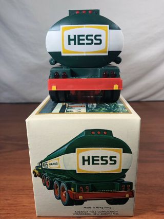 Vintage NOS 1977 HESS Toy Truck Fuel Oils Old Gas Tanker In The Box 6