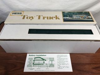 Vintage NOS 1977 HESS Toy Truck Fuel Oils Old Gas Tanker In The Box 8