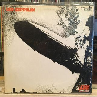 [rock/pop] Vg,  Lp Led Zeppelin 1 Self Titled {1969 Atlantic St - A - 681461 - 1a]