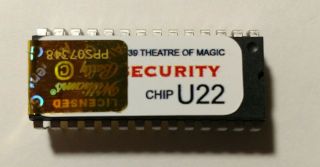 Williams Wpc - S Cpu U22 Security Chip Theatre Of Magic Pinball Machine
