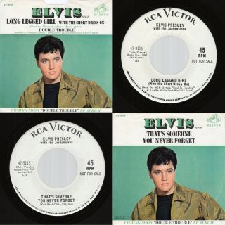 (promo Ex/nm) Elvis Presley " Long Legged Girl " Rca Victor 47 - 9115 1967 Rock