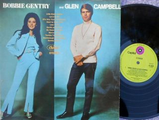 Bobbie Gentry & Glen Campbell Orig Oz St Lp Vg,  ’68 Capitol St2928 Country Pop