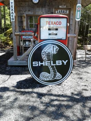 Classic 37 Inch Shelby Cobra Sign