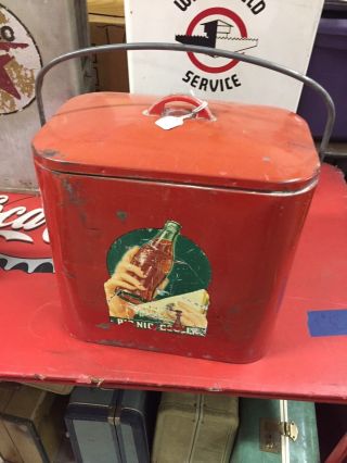 1930s And 40s 6 Pack Coca Cola Cooler No Dents All There Very Rare