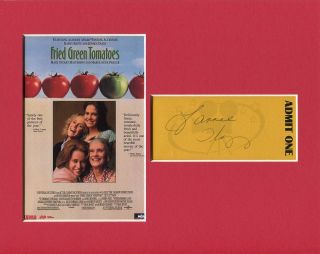 Fannie Flagg Fried Green Tomatoes Author Signed Autograph Photo Display
